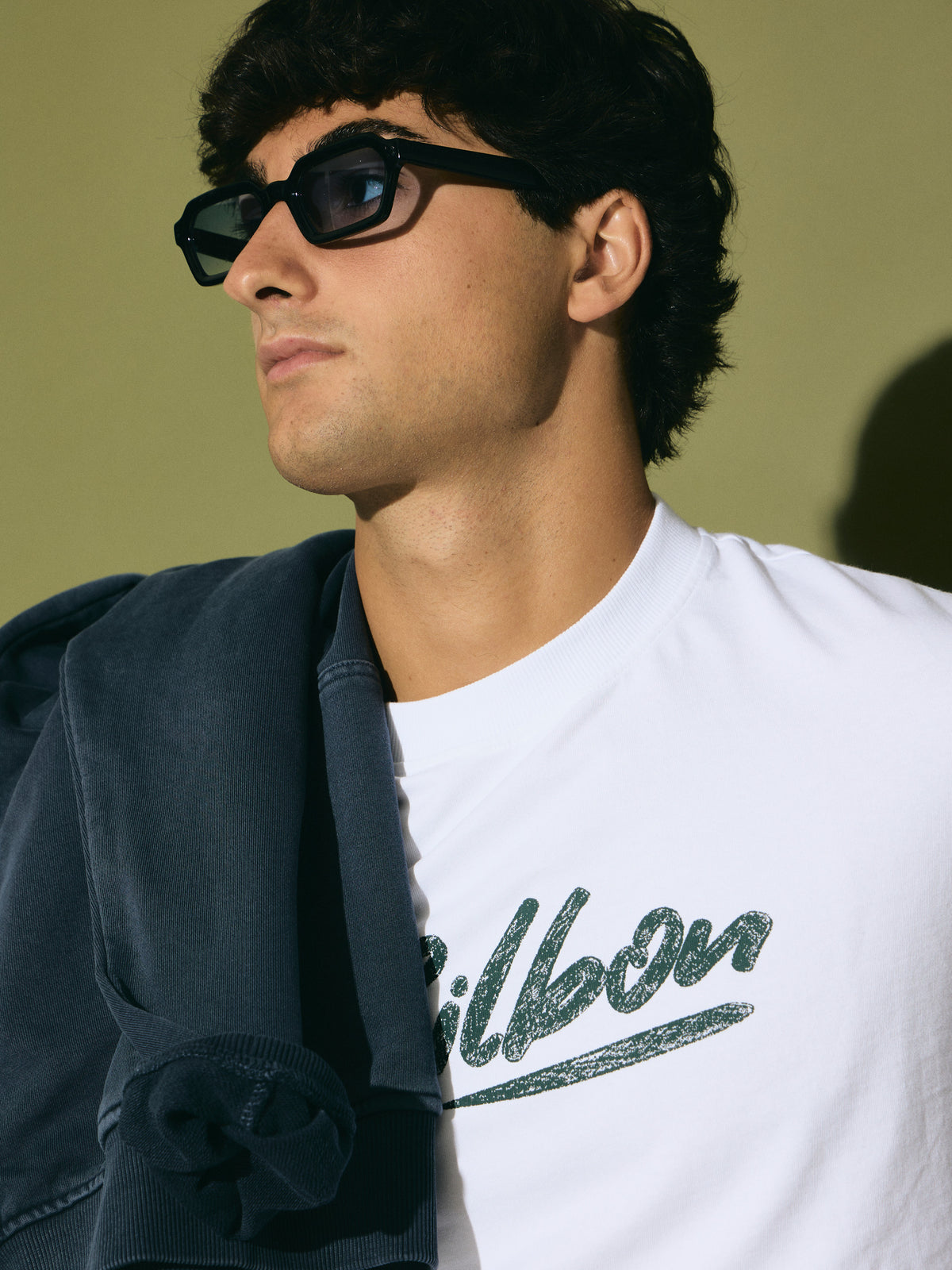 Camiseta silbon pencil blanca