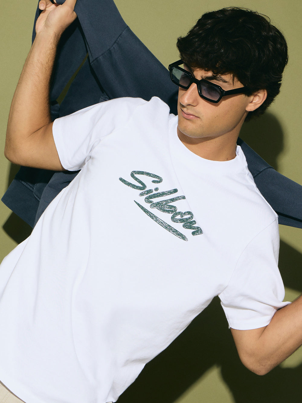 White Silbon Pencil T-shirt