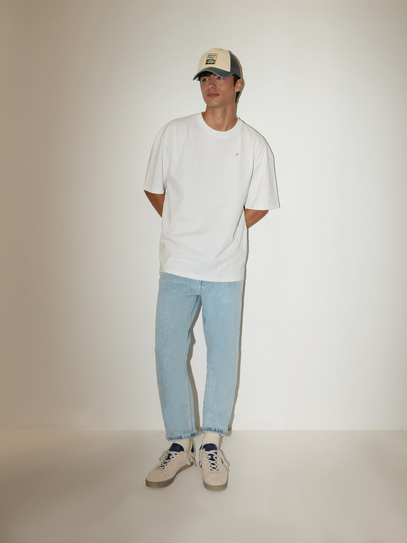 Camiseta relaxed fit city pulse blanca