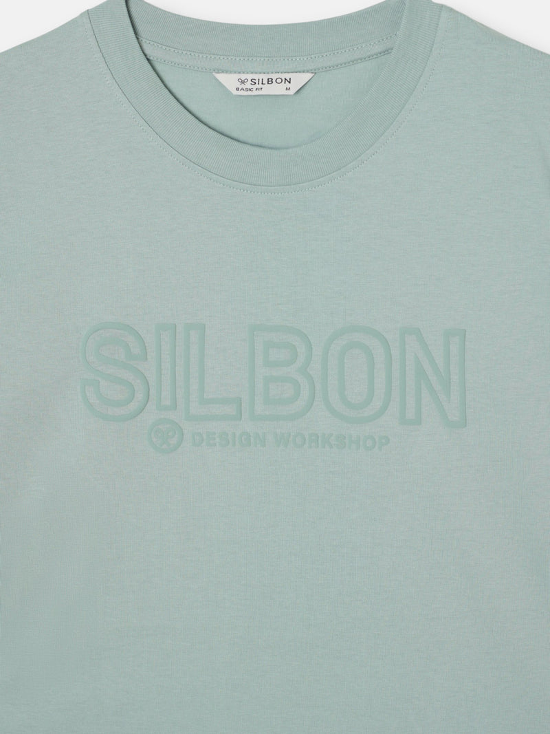 Camiseta design workshop verde