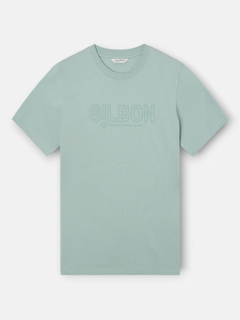 Camiseta design workshop verde