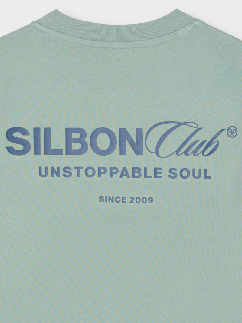 Silbon Club green relaxed fit t-shirt