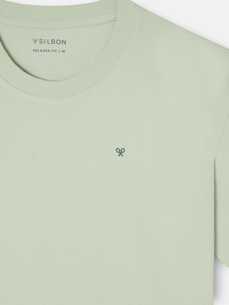 T-shirt coupe décontractée city pulse vert clair