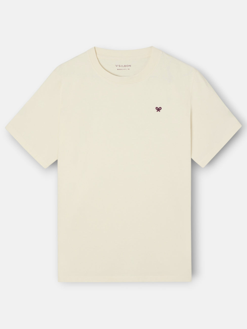 Silbon outfits cream t-shirt