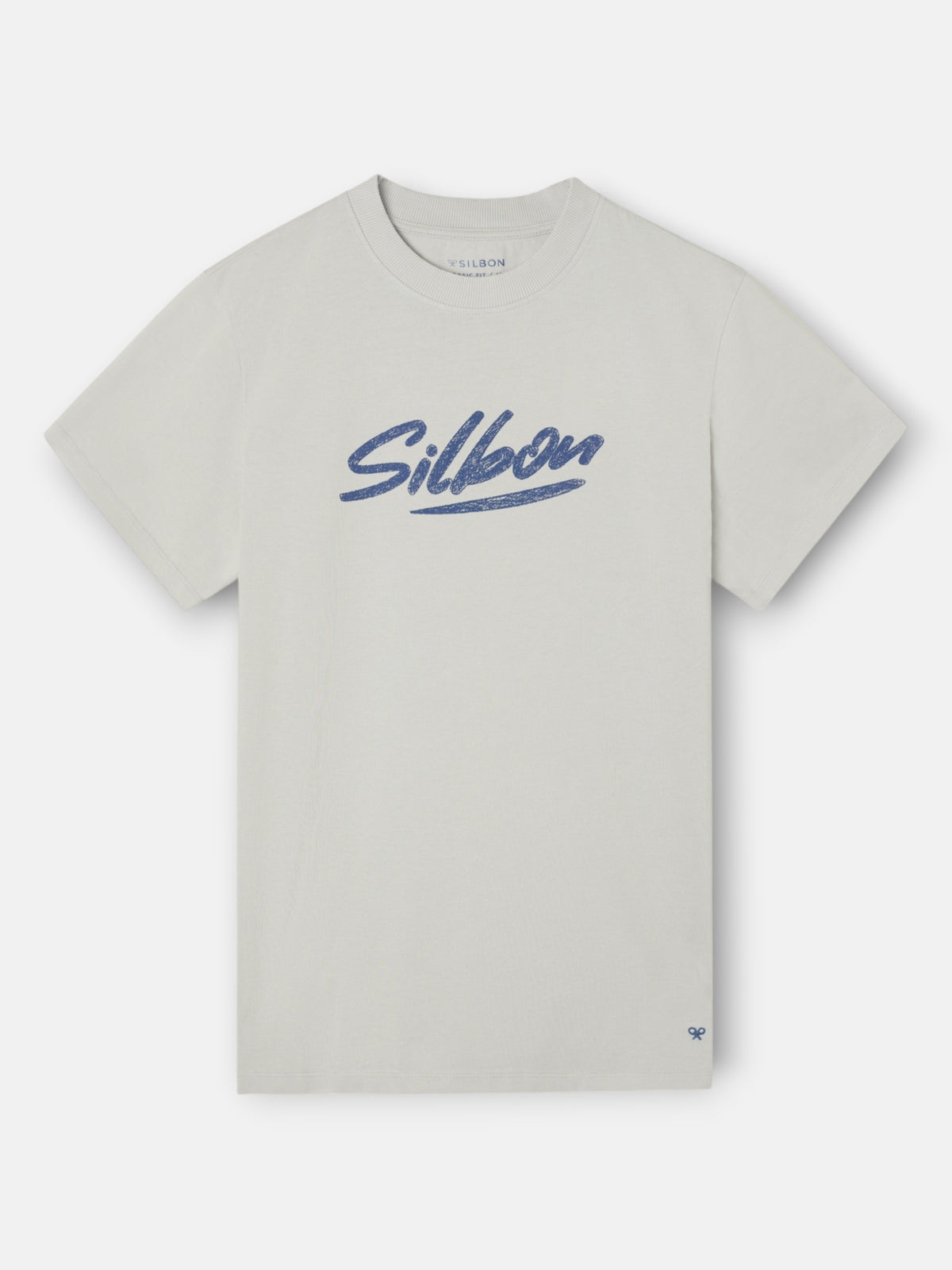 Camiseta silbon pencil gris claro