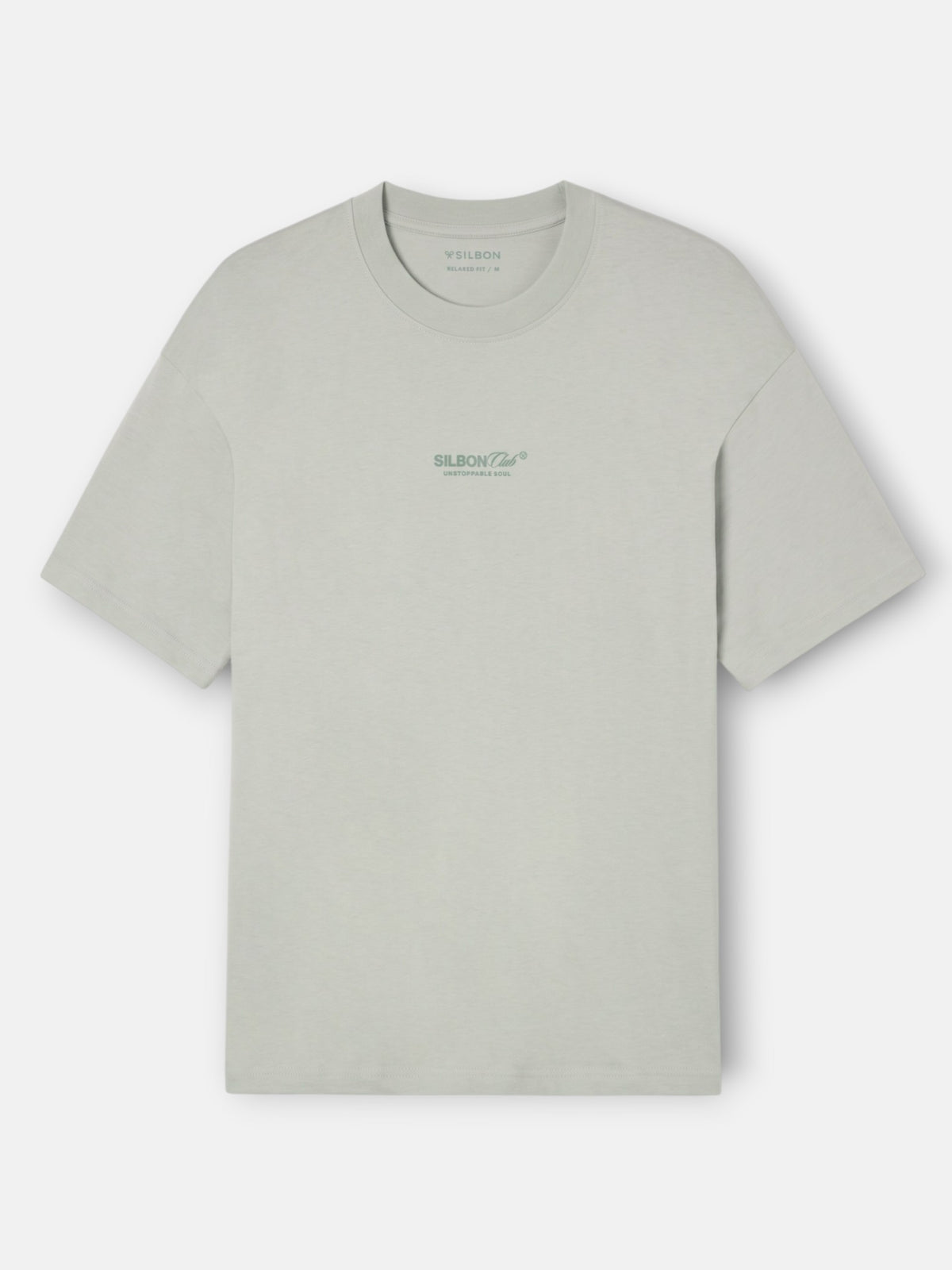 Camiseta relaxed fit silbon club gris