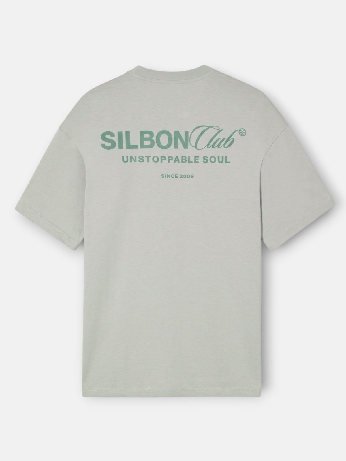Camiseta relaxed fit silbon club gris
