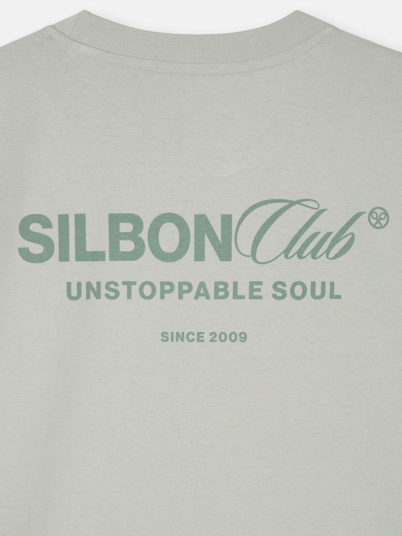 Camiseta relaxed fit silbon club gris