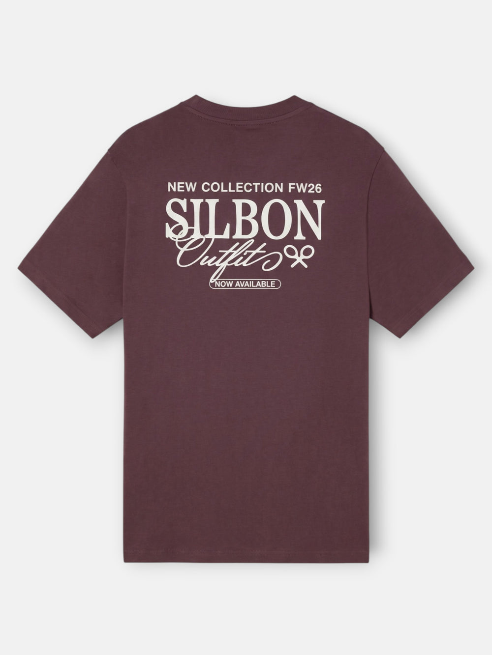 Silbon outfits burgundy t-shirt