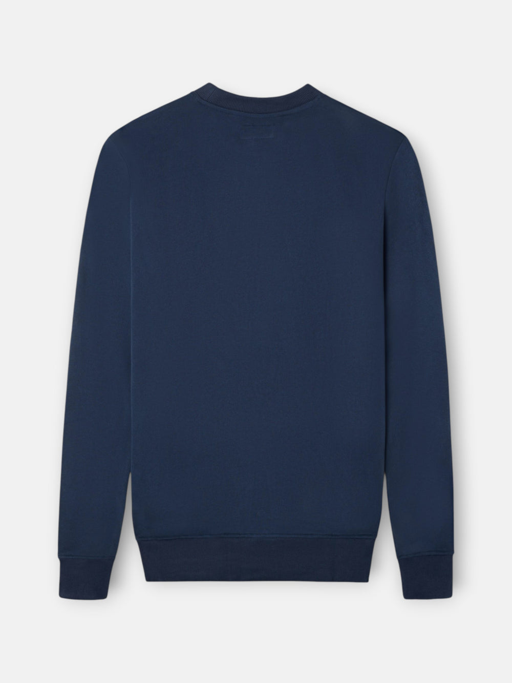 Sudadera relaxed fit silbon bordado azul marino