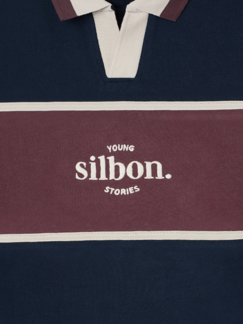 Navy blue young stories polo sweatshirt