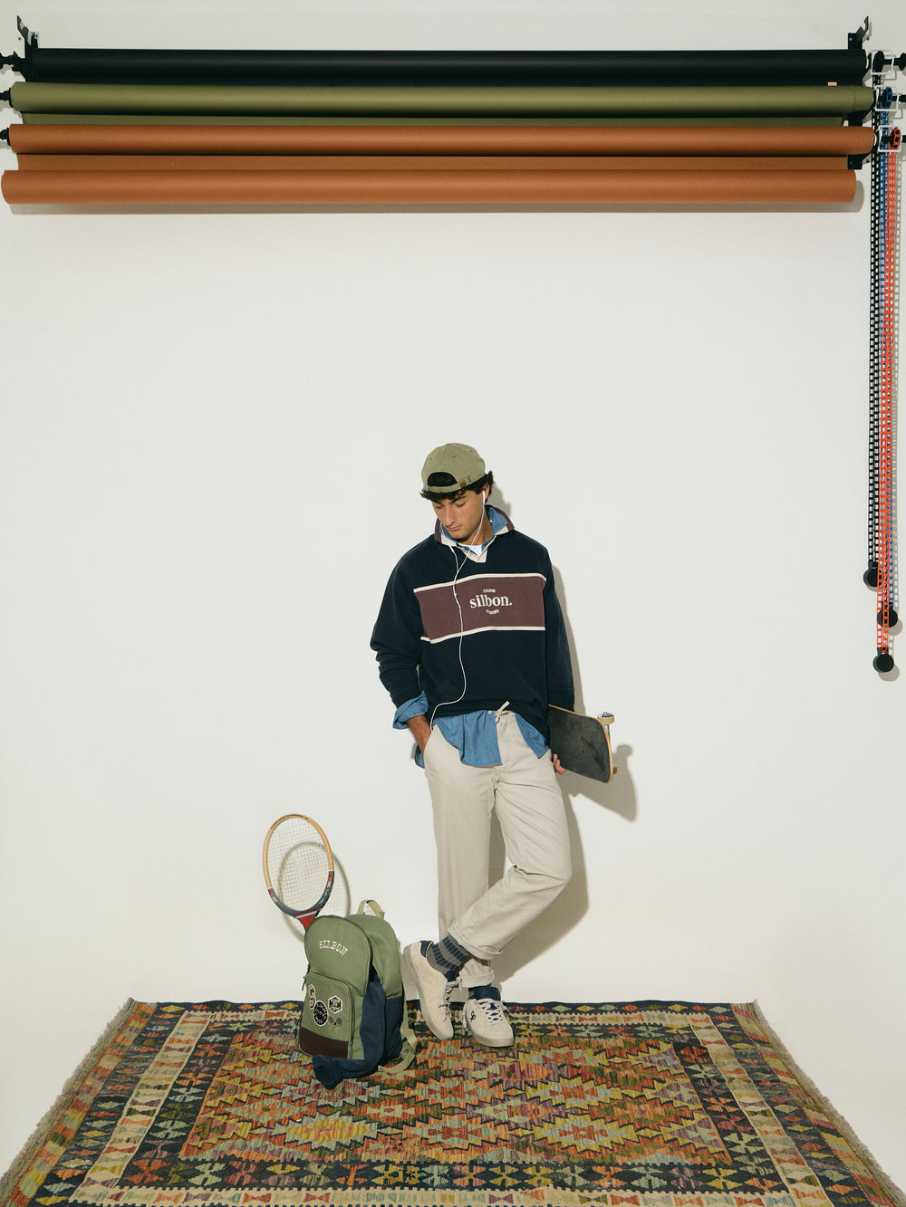 Sudadera polo young stories azul marino