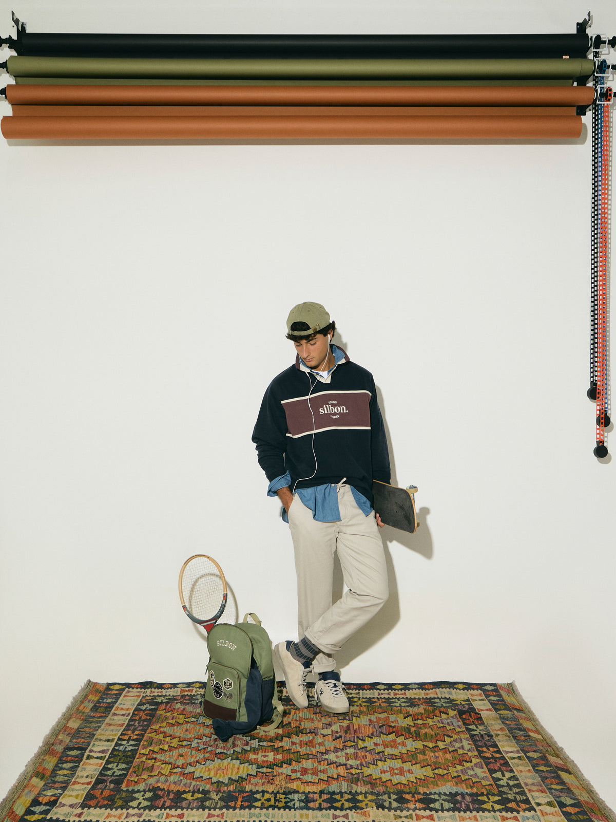 Sweatshirt polo young stories azul-marinho