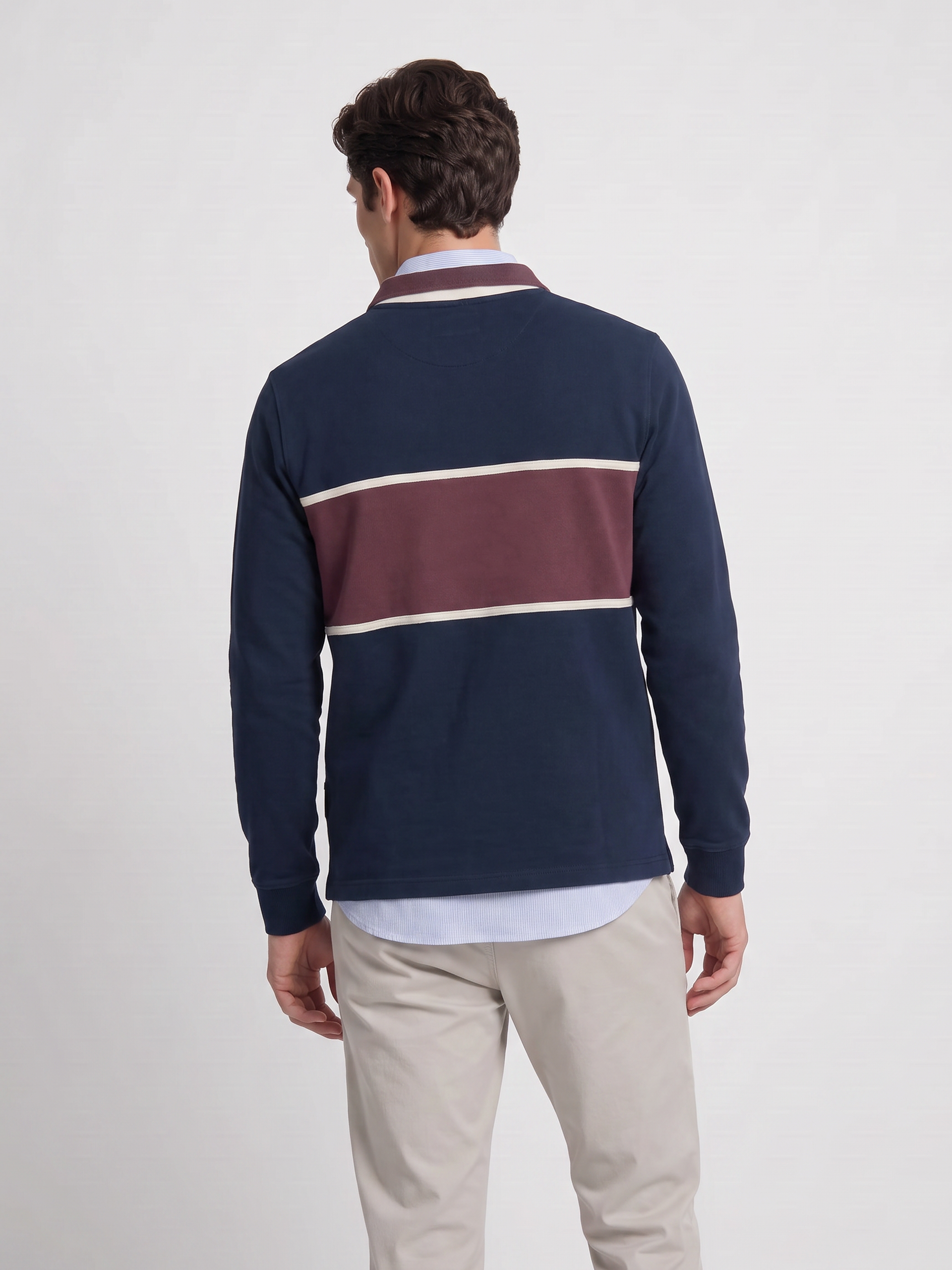 Sudadera polo young stories azul marino