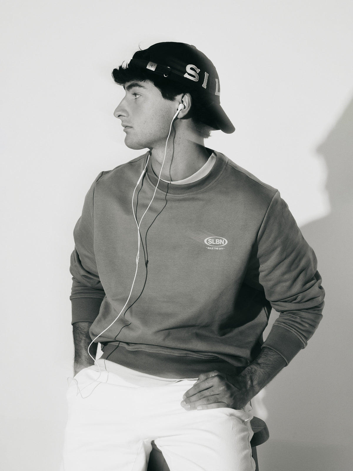 Sudadera slbn works azul