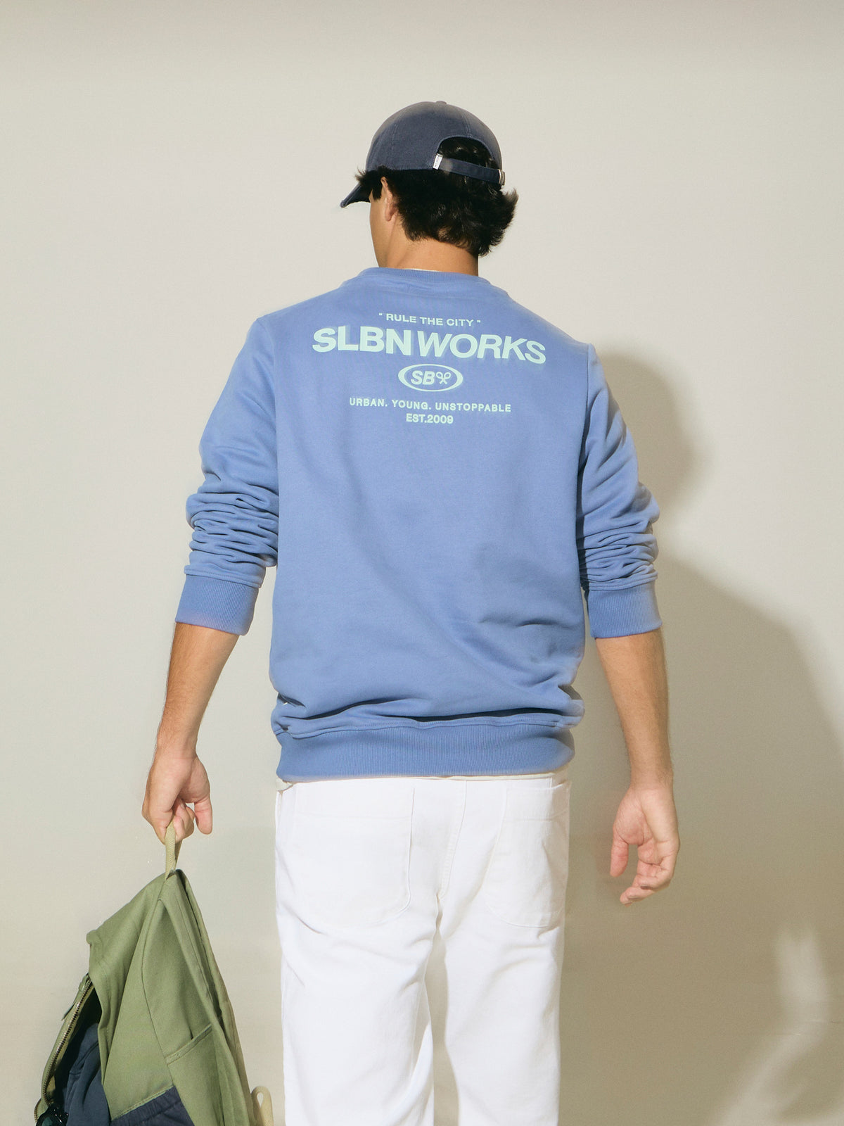 Sudadera slbn works azul