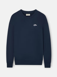 Sudadera relaxed fit silbon society azul