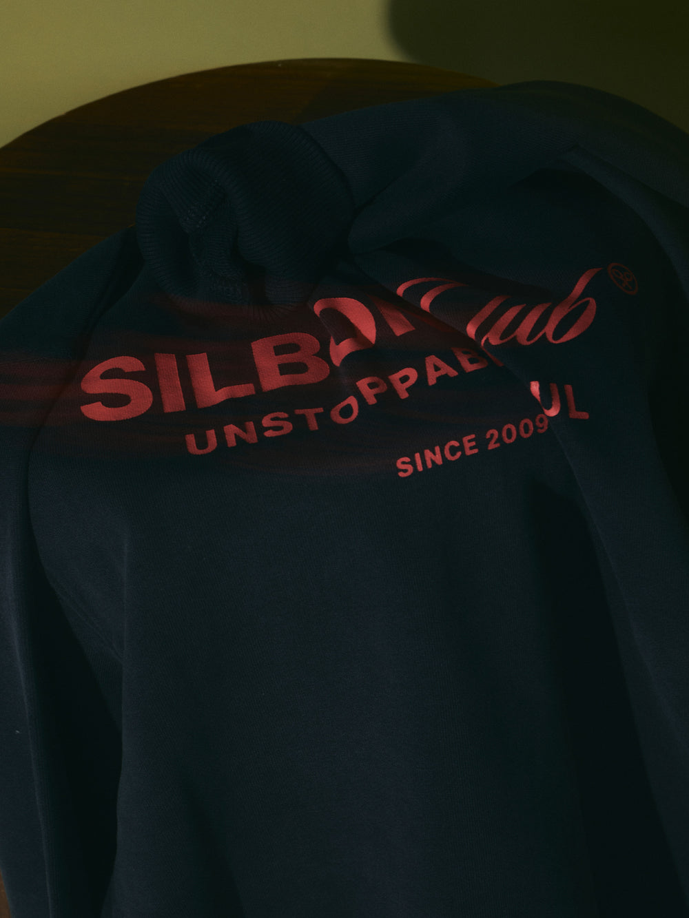 Sudadera relaxed fit silbon club azul marino