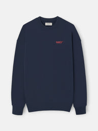 Sudadera relaxed fit silbon club azul marino