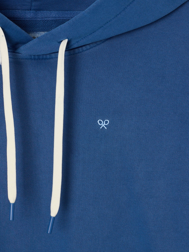 Sudadera relaxed fit capucha hangout azul