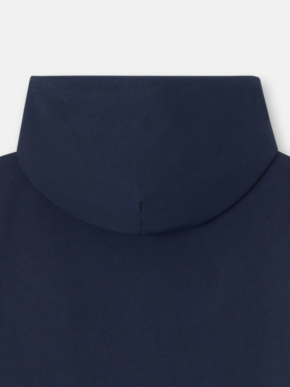 Sudadera capucha relaxed franjas azul marino