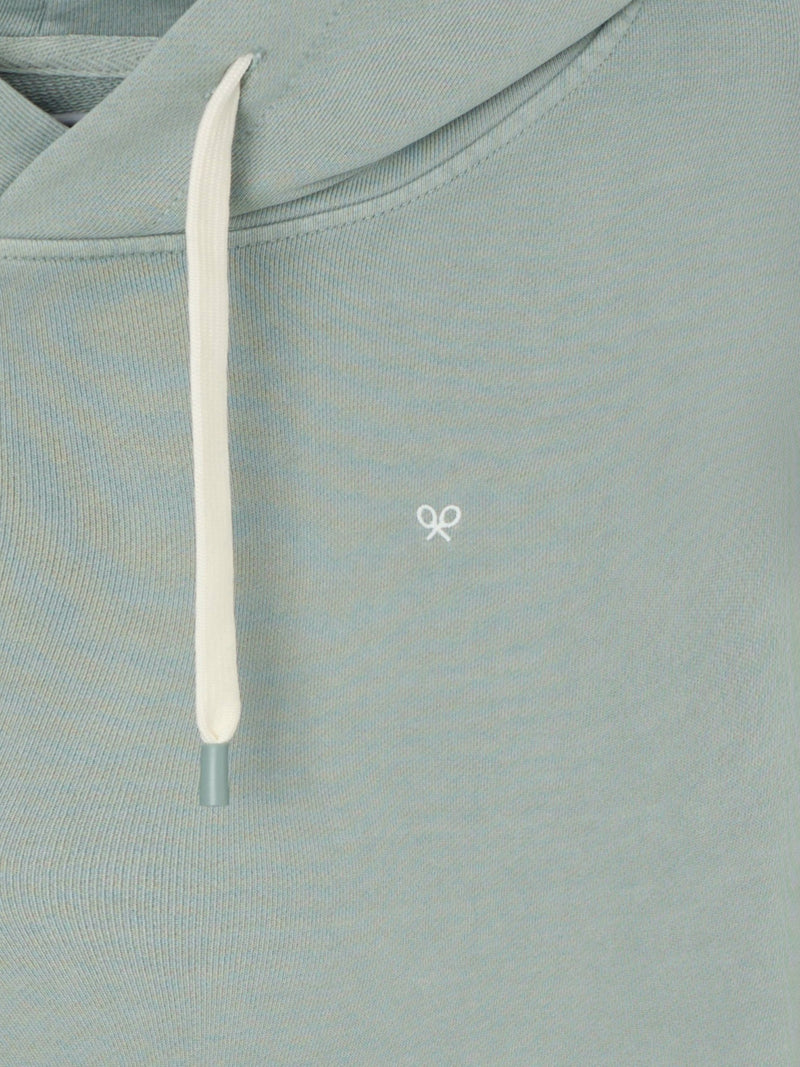 Sudadera relaxed fit capucha hangout verde