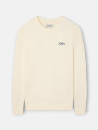 Sudadera relaxed fit silbon society crema