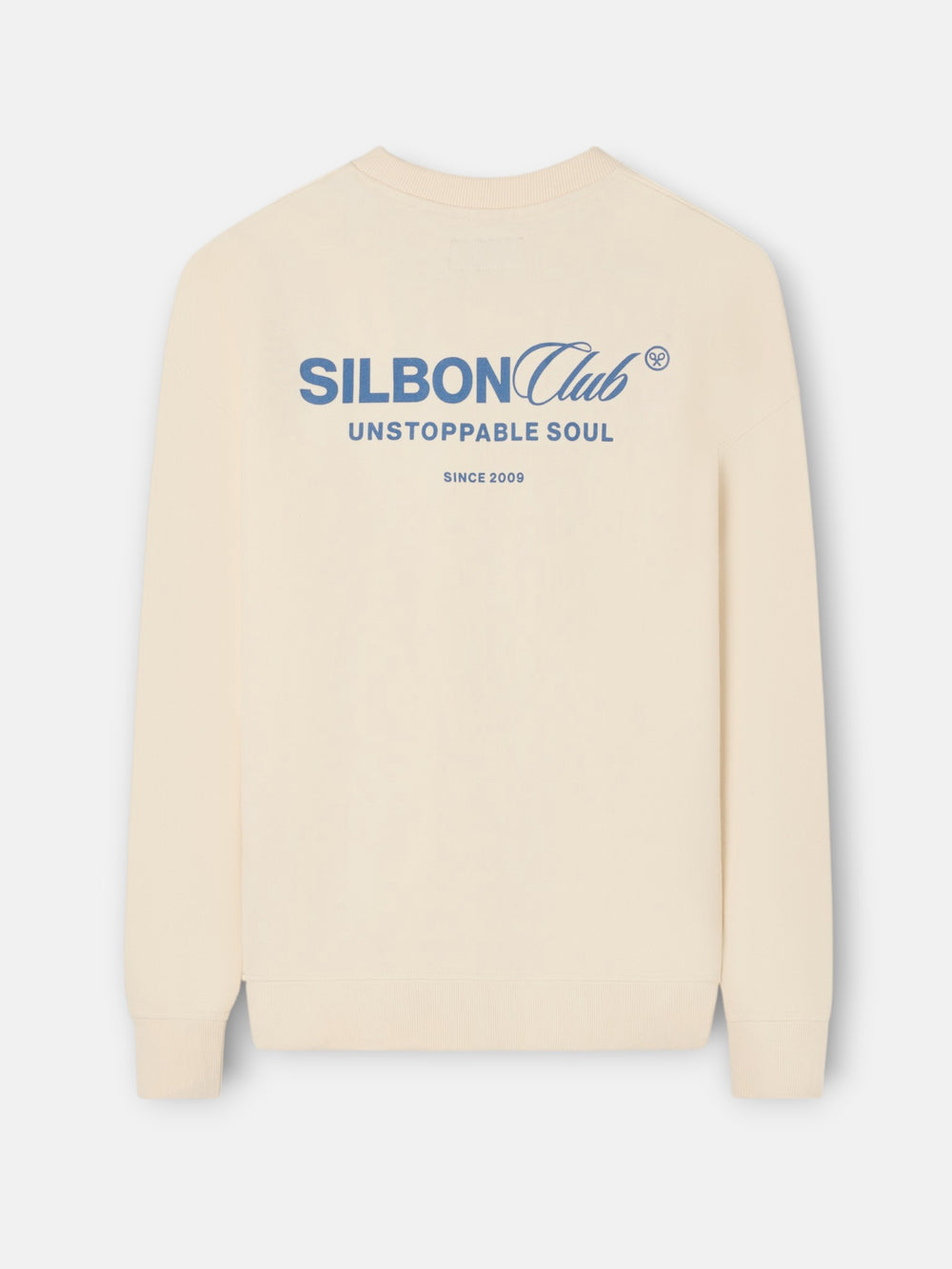 Silbon Club relaxed fit cream sweatshirt