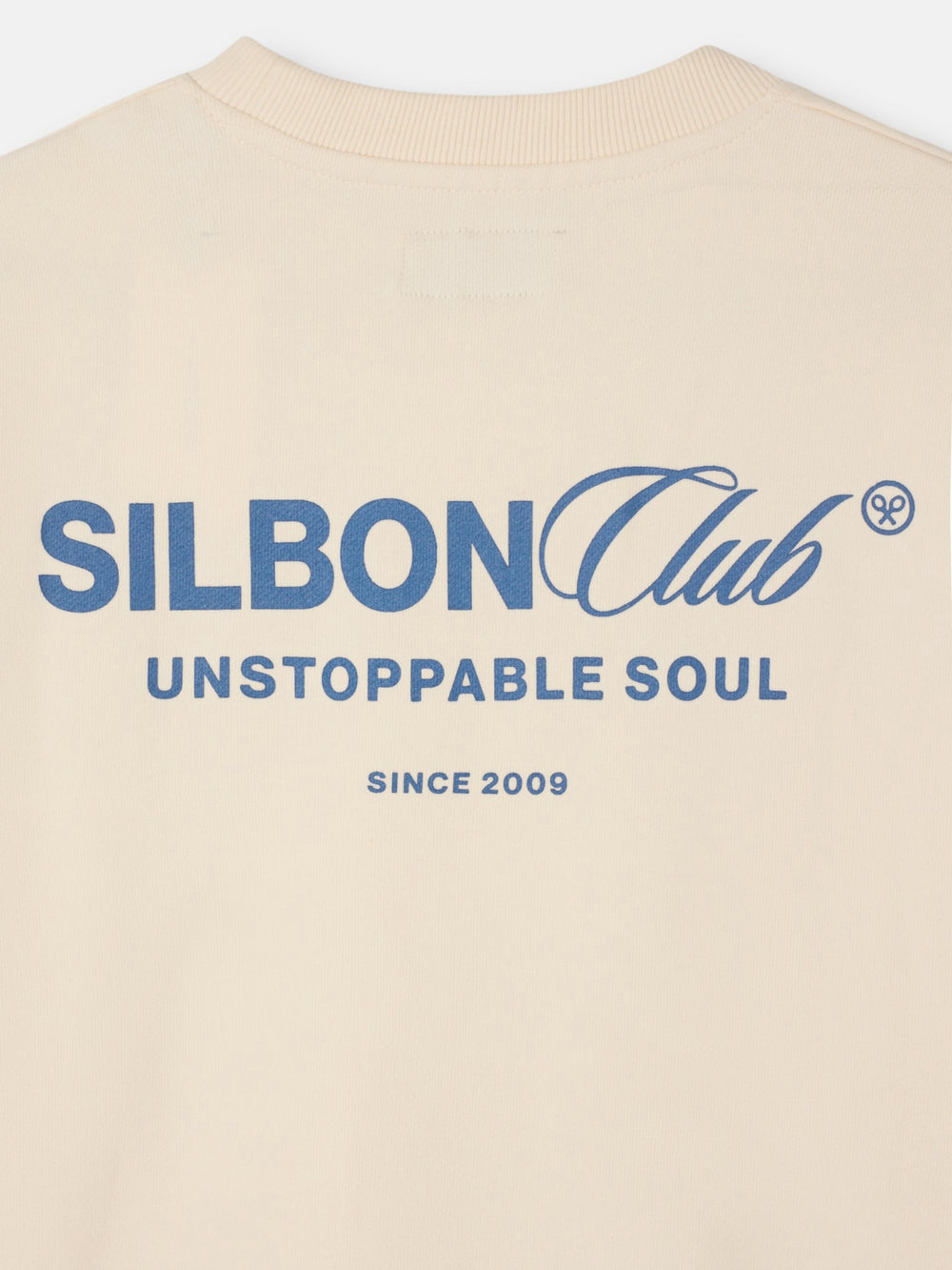 Silbon Club relaxed fit cream sweatshirt