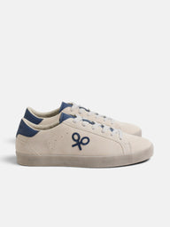 Baskets en daim usé beige