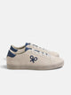 Beige worn suede sneaker