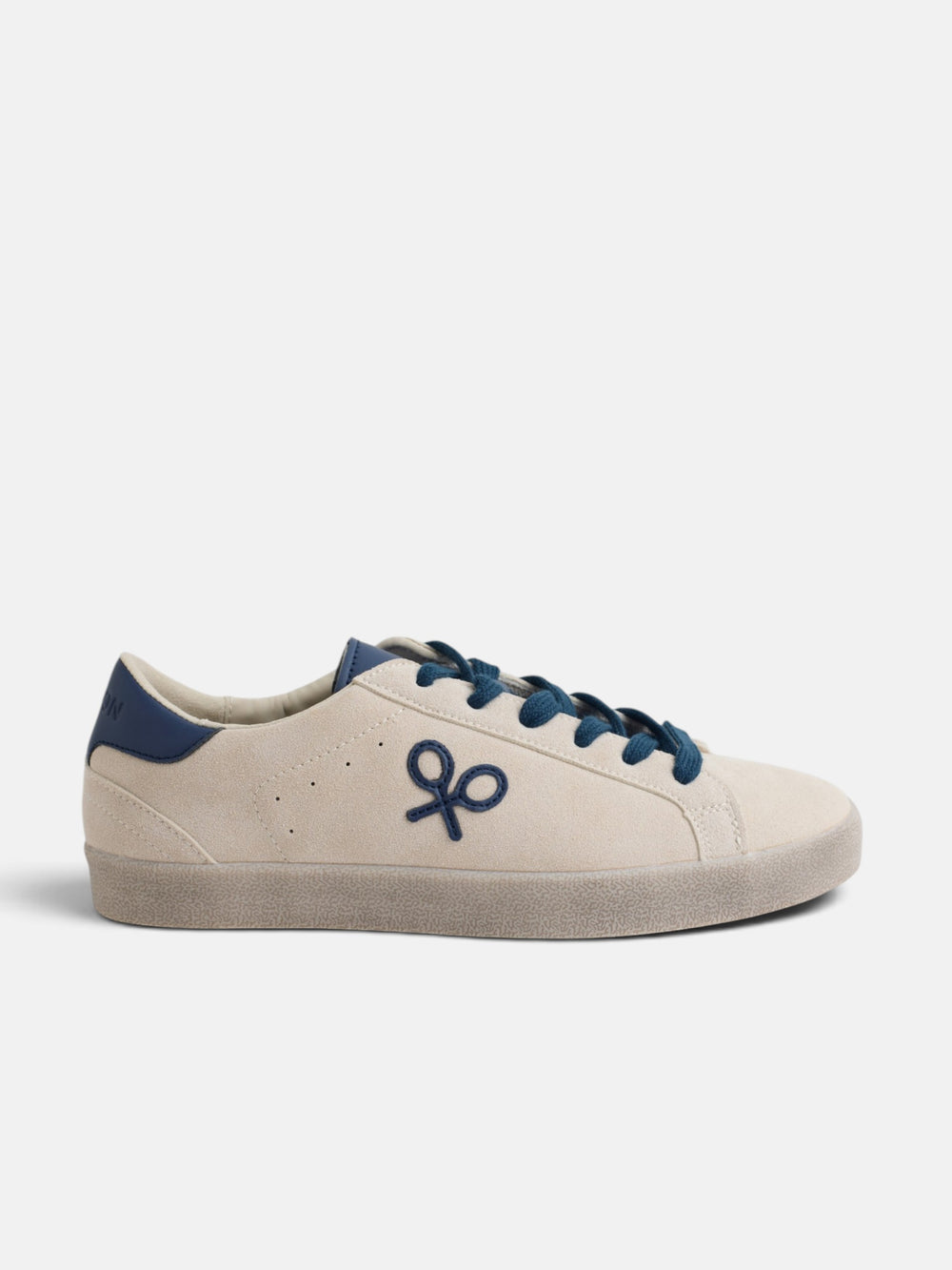 Zapatilla serraje desgastada beige
