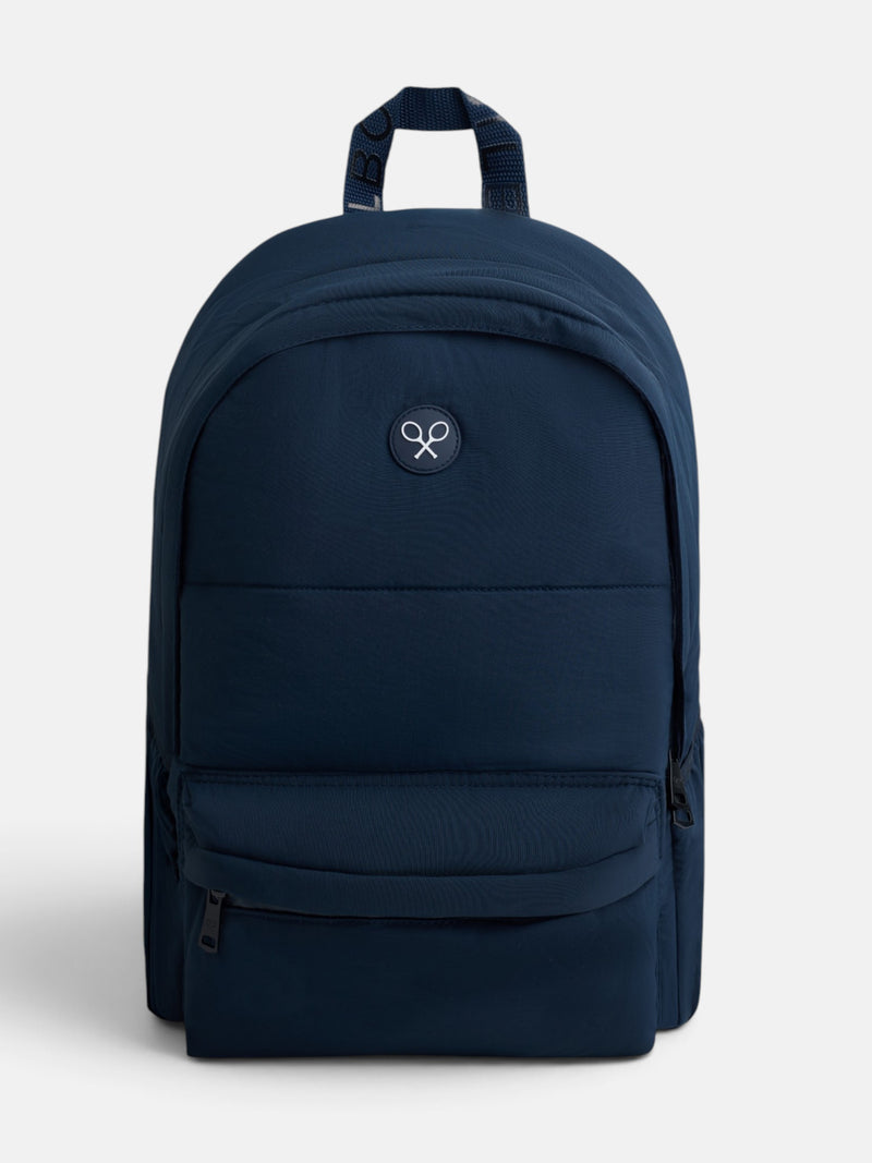 Mochila acolchada azul marino
