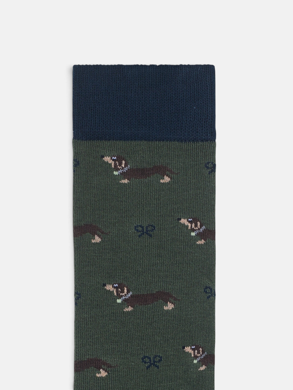 Calcetin silbon doggy verde