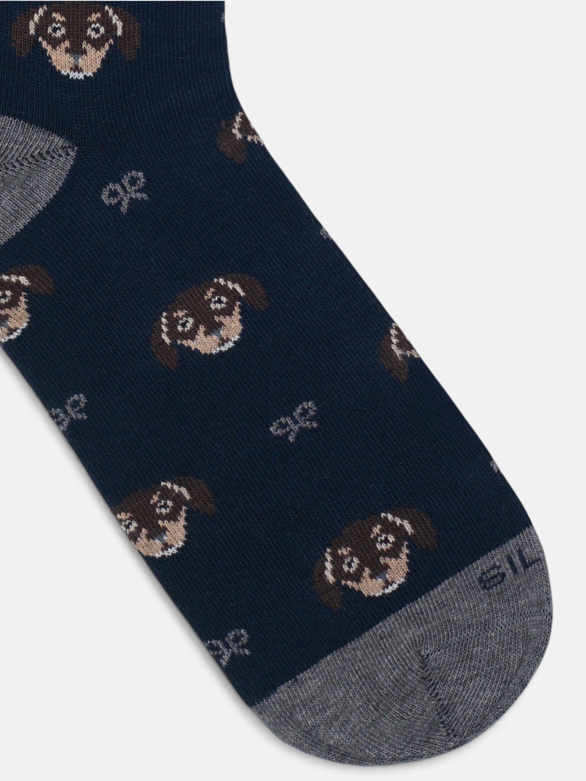 Calcetin dog raquetas gris