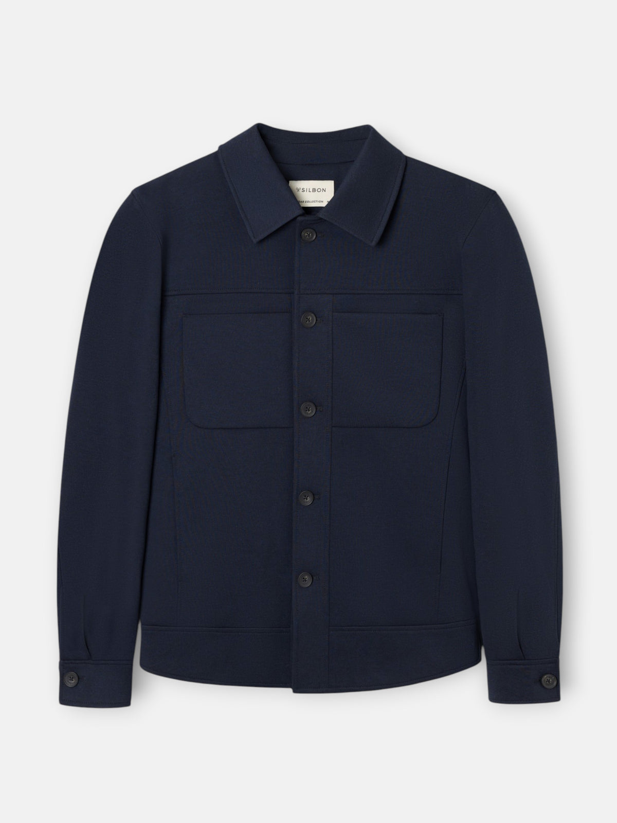Chaqueta bolsillos azul marino