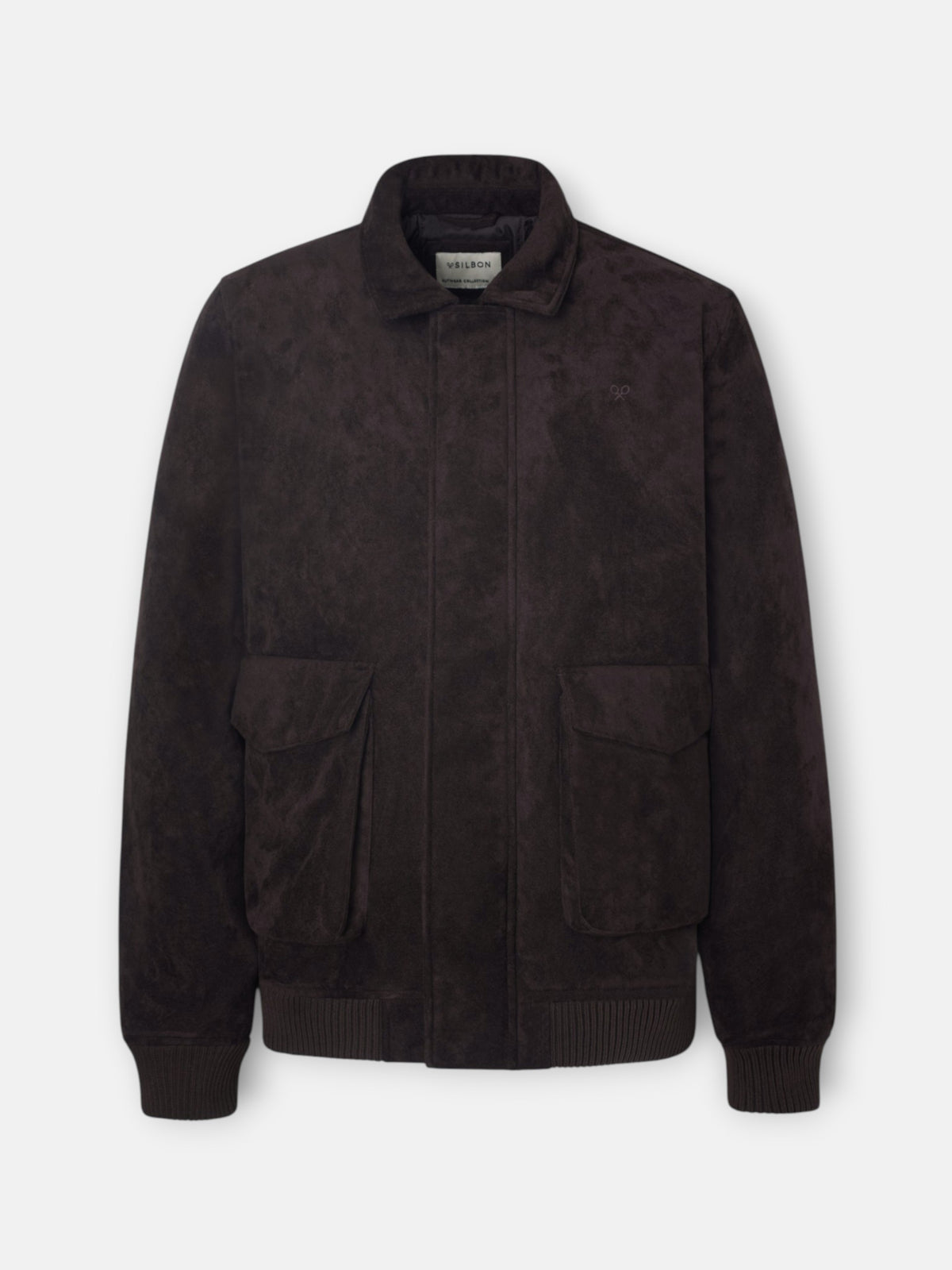 Veste en daim marron