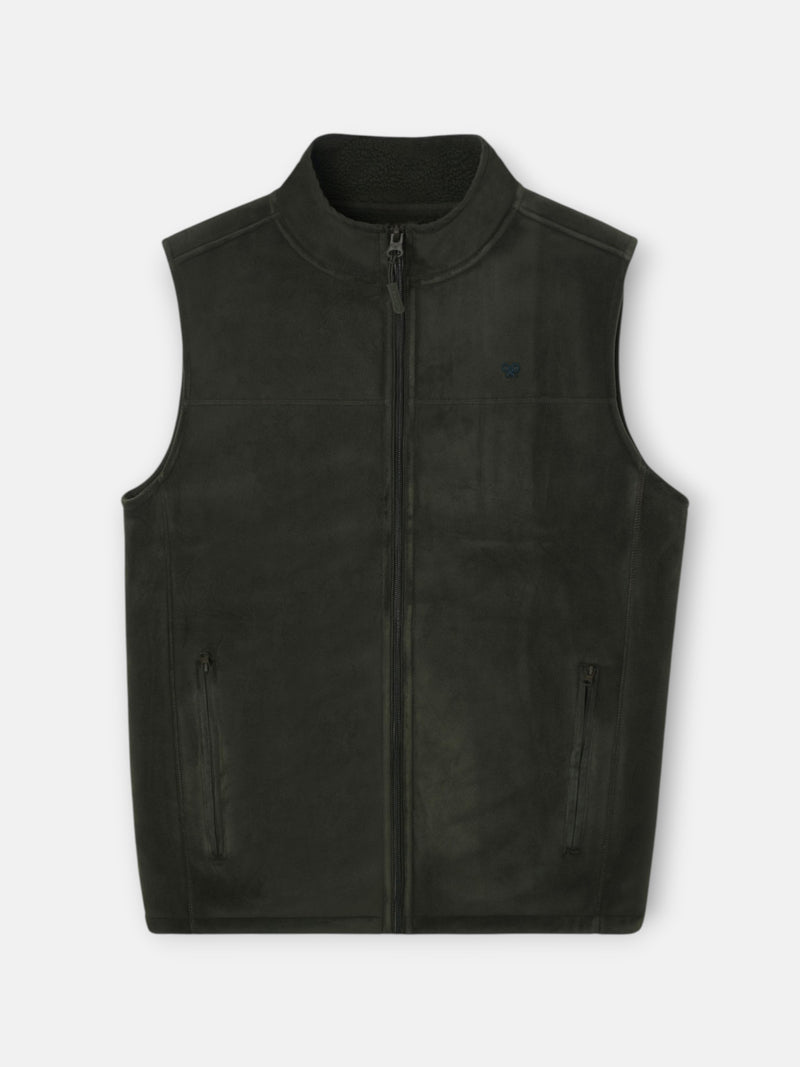 Chaleco polar verde
