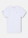 Camiseta basica parche blanca