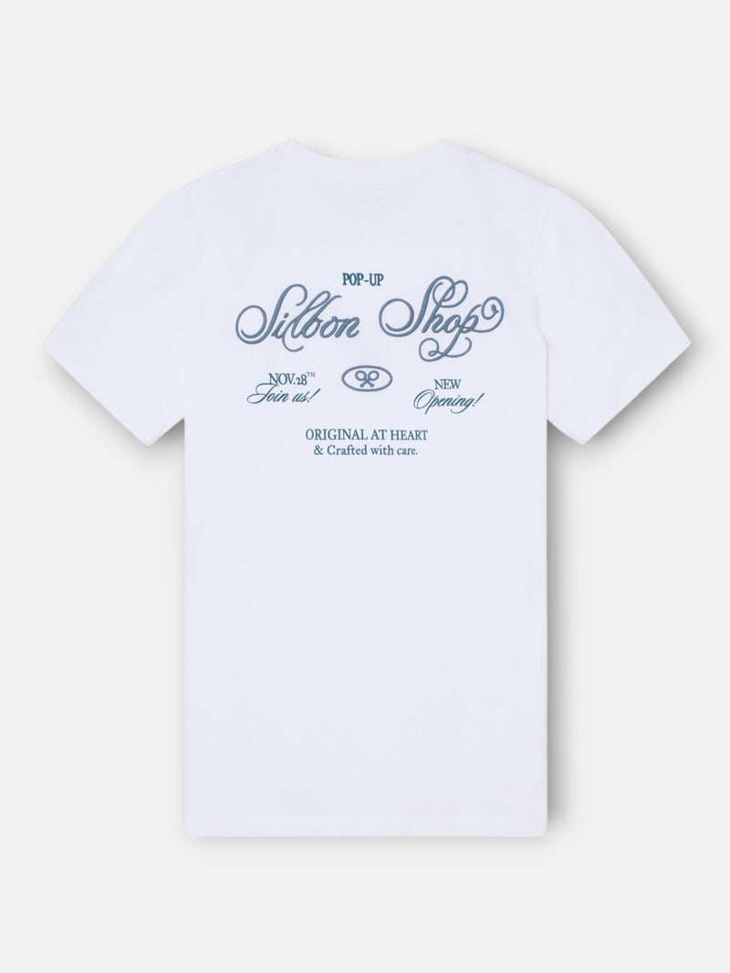 Camiseta silbon shop blanca
