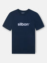 Camiseta Silbon flock azul-marinho
