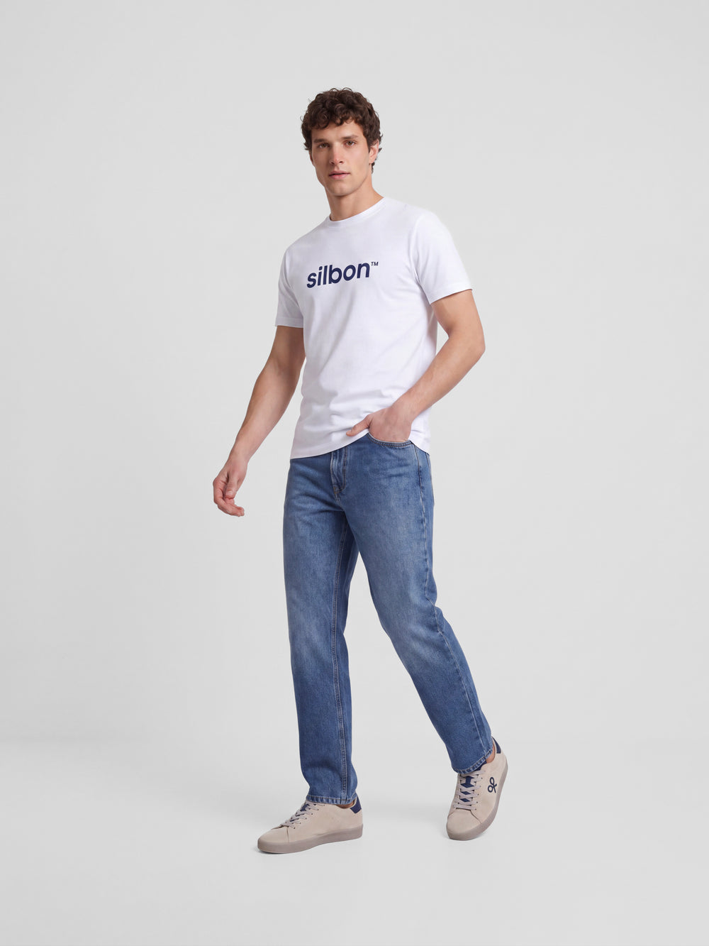 Camiseta Silbon flock blanca