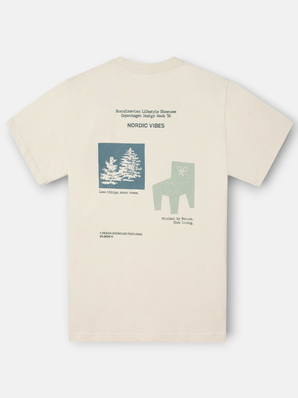 Nordic vibes cream t-shirt