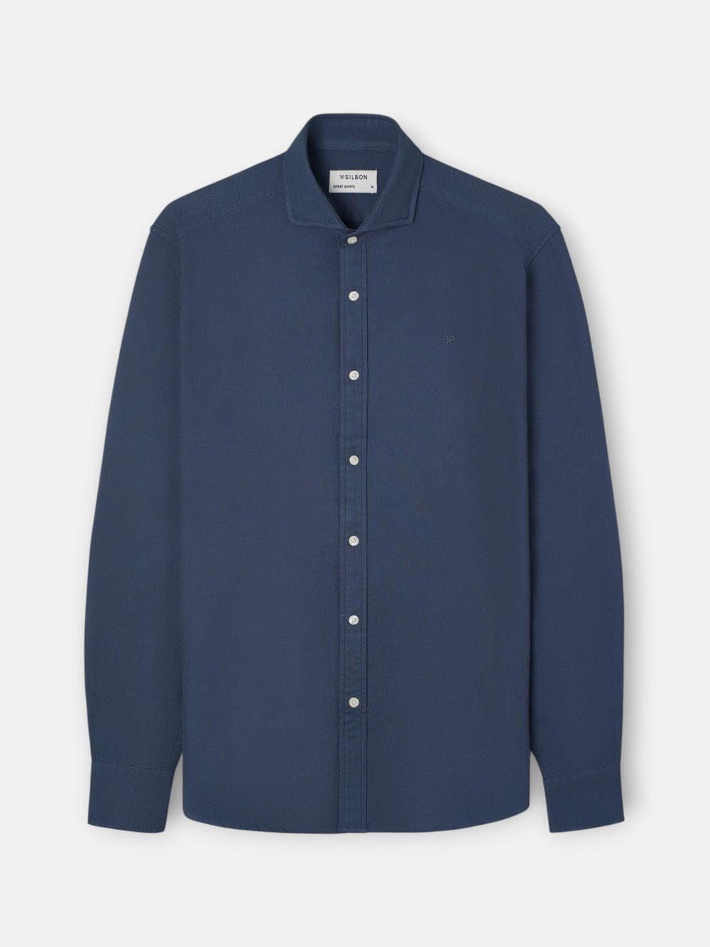 Navy structured sport shirt