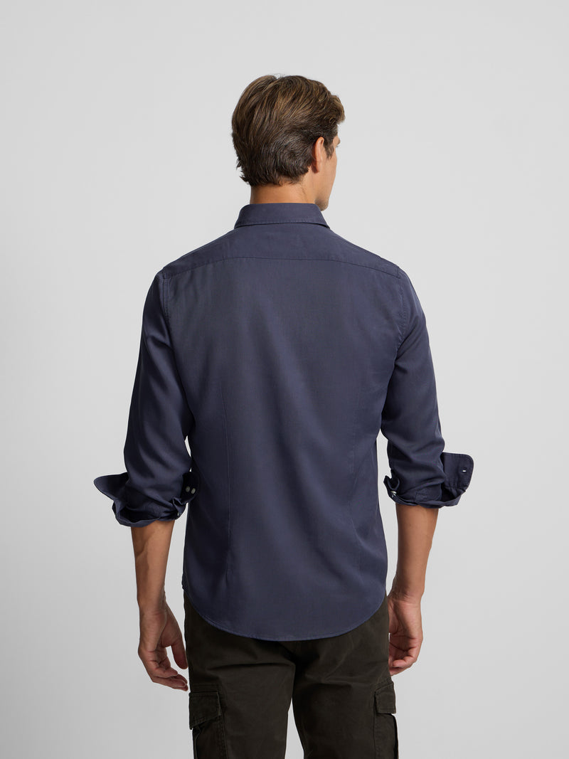 Soft navy sport shirt