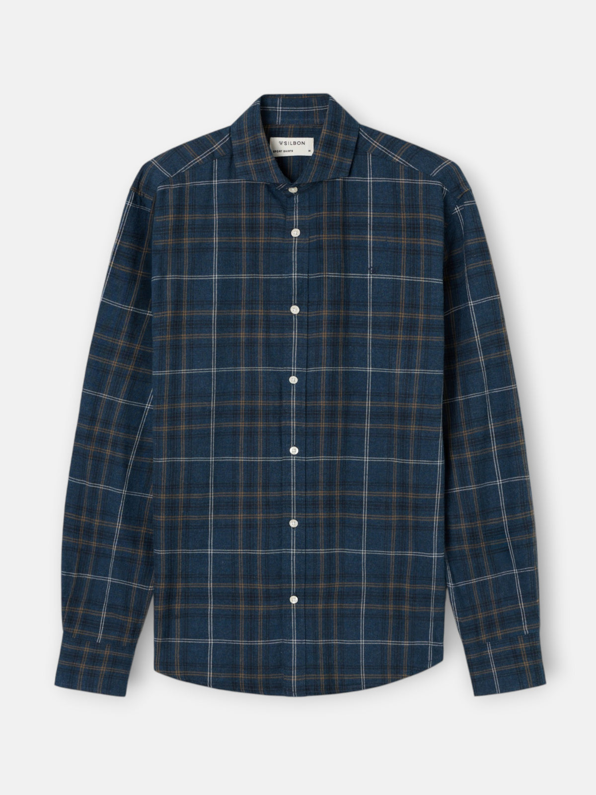 Camisa sport warm cuadro tartan navy