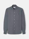 Dark green structured sport shirt