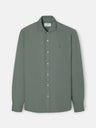 Green structured sport shirt