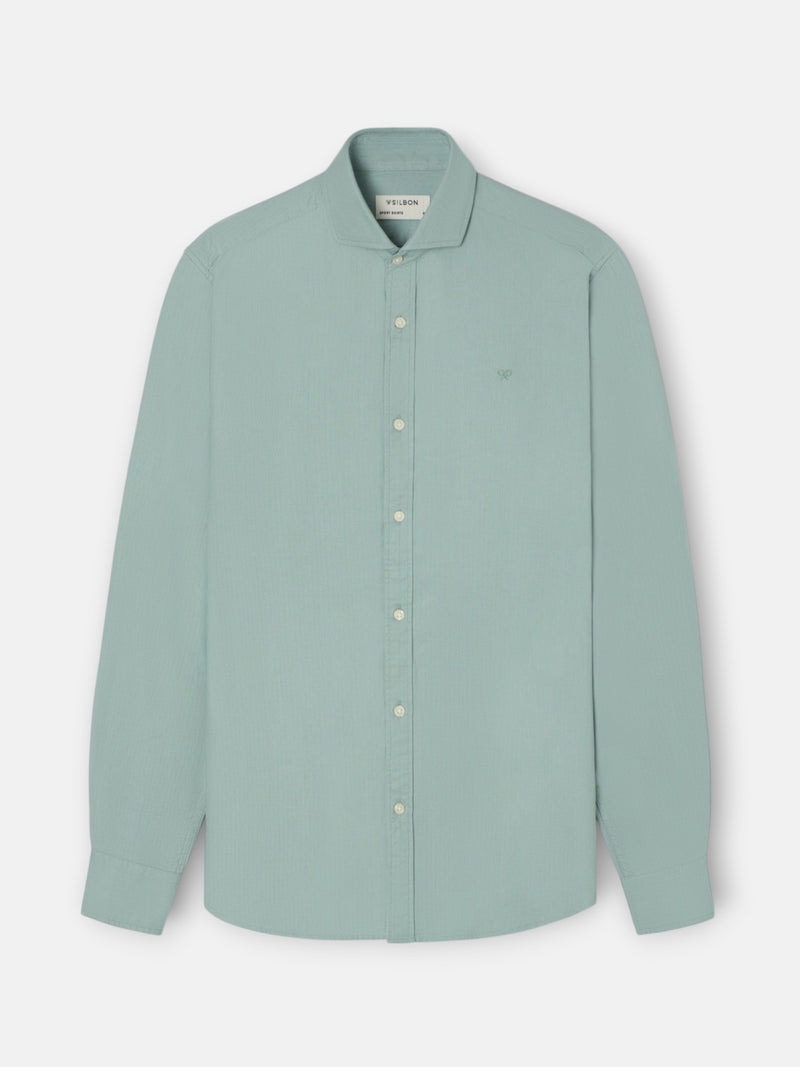 Camisa sport espiga verde