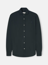 Camisa sport pique verde oscuro